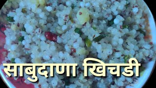 || उपवासाची साबुदाणा खिचडी रेसिपी || How To Make Easy And Quick Sabudana Khichdi ||