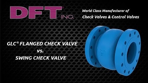 GLC vs. Swing Check Valve animation