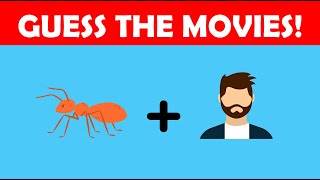 GUESS THE MOVIE BY EMOJIS QUIZ! MOVIE BRAIN PUZZLES!
