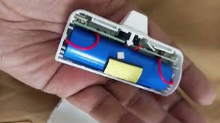 iwalk mini portable power bank 3000mah 4500mah teardown 18650 battery replacement