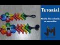 Tutorial - Manilla flor colorida en mostacillas ( parte 1 )