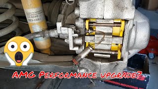 Diy Rear Amg Mercedes Brake Pad Replacement With Basic Tools Enhancing Stopping Capabilities Subs