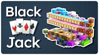 Blackjack With Variable Bets | Minecraft Java 1.20+ Redstone Tutorial