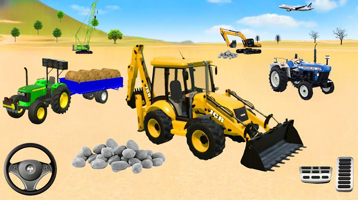 Old JCB 3dx loading Mud in Trolley with Mahindra Arjun NOVO 605 New Holland3630