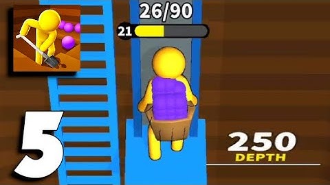 Dig Deep - Gameplay Part 5 (Android, iOS) - Max Level