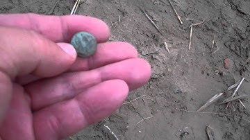 Another Eagle Button found metal Detecting in Louisiana