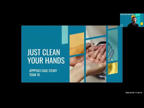 Just Clean Your Hands Presentation | University of British Columbia | Sauder School of Business