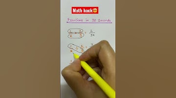 Solve fraction in 30 seconds #math #tutor #mathtrick #learning