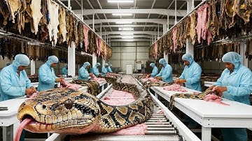 Inside the Snakeskin Factory–(Full Process) How Luxury Boots Are Made