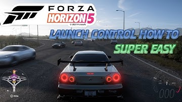 Forza Horizon 5 | HOW TO - LAUNCH CONTROL SUPER EASY TUTORIAL