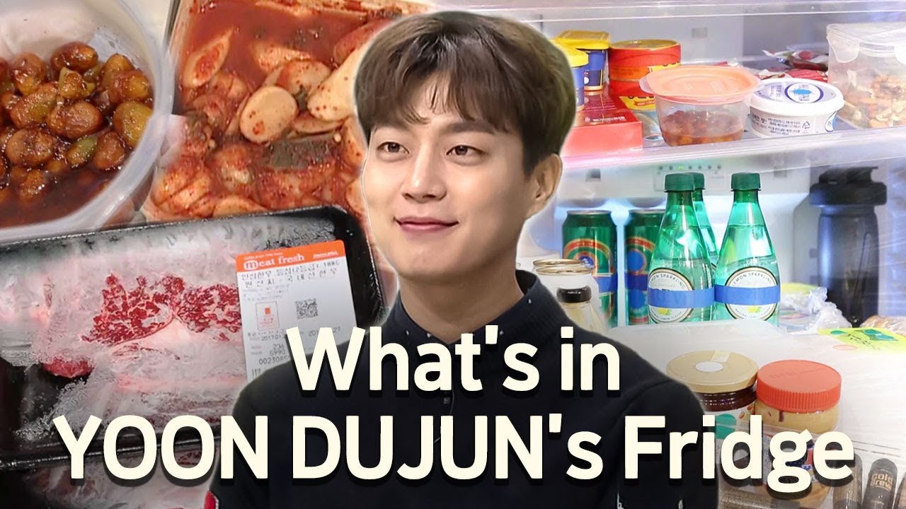 'Endless Ending' What's In Mukbang fairy YOON DUJUN's Fridge? 💖 | Chef & My Fridge