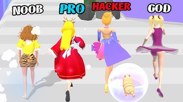 NOOB vs PRO vs HACKER vs GOD - Princess Dress , Dancing Dress ...