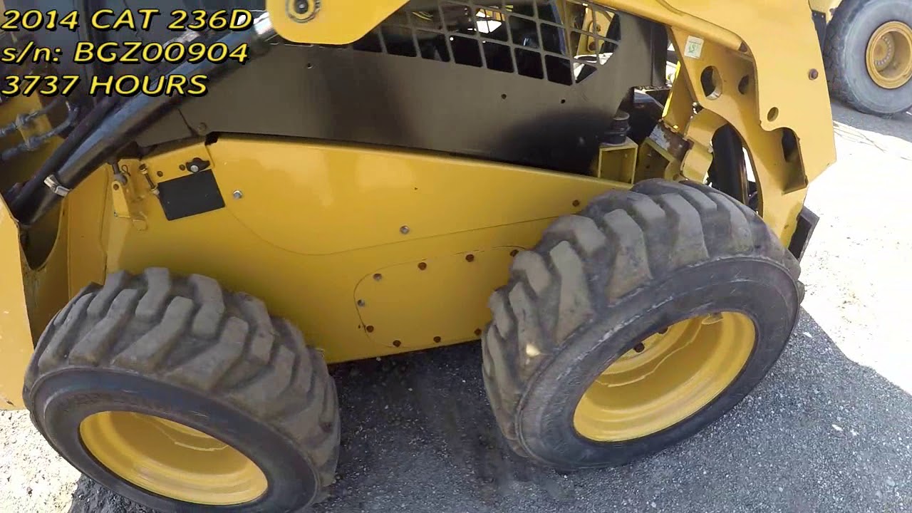2014 CAT 236D SKID STEER LOADER - YouTube