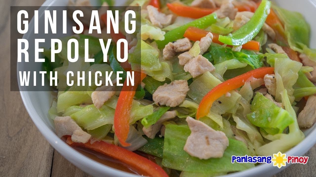 How to Cook Ginisang Repolyo with Chicken | Panlasang Pinoy