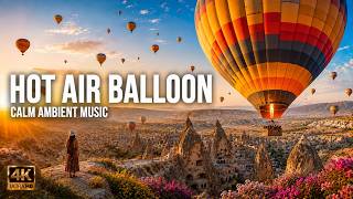 Hot Air Balloon 4K 🎈 Relaxing Ambient Music for Sleep, Focus & Meditation screenshot 5