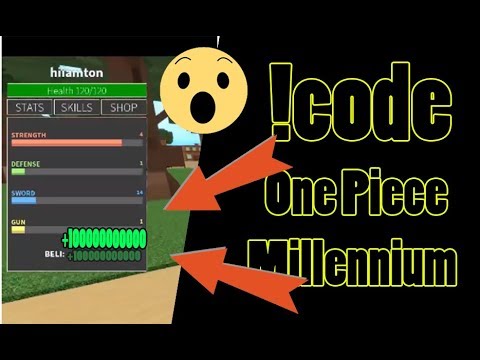 Roblox Code One Piece Millennium 2019 Ptdgaming Youtube - roblox one piece millenium cho code hack and review df nikyu