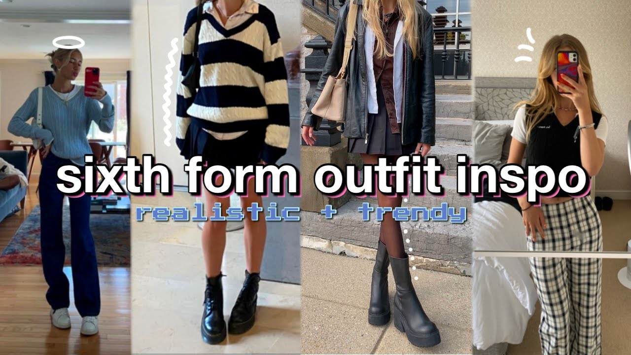 SIXTH FORM OUTFIT IDEAS *easy + from ur wardrobe!* - YouTube