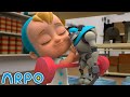 위험한 장난감!! 로봇 트릭・ 재미있는 어린이 만화 모음! ・ 로봇알포 Arpo The Robot