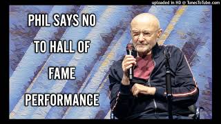 Phil Collins Will Not Perform At His Rock Hall Inducement