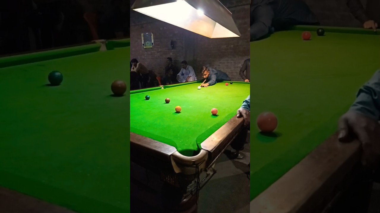 Raza bahi with snooker trick shots #shorts#1m#shortsvideo#billard # ...