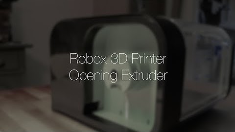 Robox 3d Printer Accessing The Extruder
