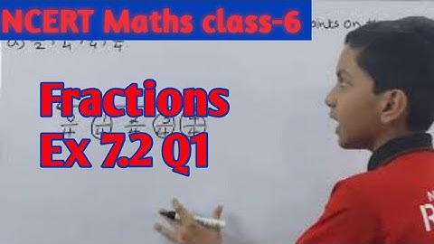 Q1 Ex 7.2 Fractions Chapter 7 NCERT Maths Class 6 | NCERT solutions |