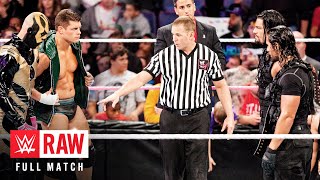 FULL MATCH — Rhodes \& Goldust vs. Rollins \& Reigns: WWE Tag Team Title Match: Raw, Oct. 14, 2013