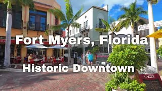 Walking Around Downtown Fort Myers, Florida