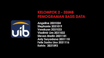 Praktik Kelompok - Penerapan SQL Embedded & Stored Procedure pada N-tier architecture