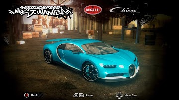 Bugatti Chiron in Need For Speed MOST WANTED 2005