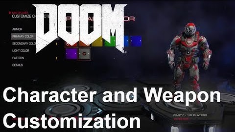 Doom Multiplayer Customization - Character and Weapon Mods