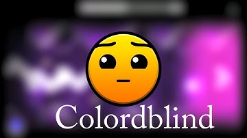 ¡DAILY LEVEL! Colordblind by "-"[HARD]-Geometry Dash World