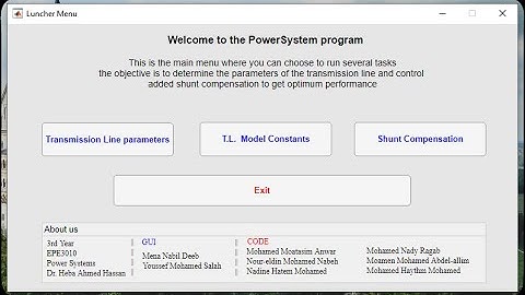 Voltage Level Control (of a transmission line) project | Mena Nabil | EPE23