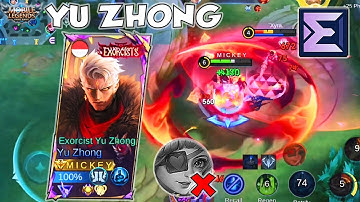 PICK RUBY TO COUNTER HERO YU ZHONG IN EXP LANE?! WRONG CHOICE! (GAMEPLAY) - MLBB