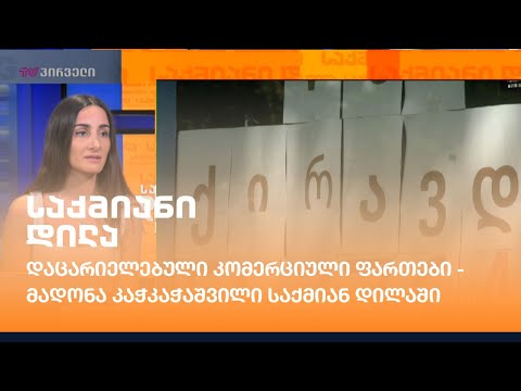 დაცარიელებული კომერციული ფართები - მადონა კაჭკაჭაშვილი საქმიან დილაში