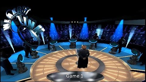 The Weakest Link PS1 Game 1