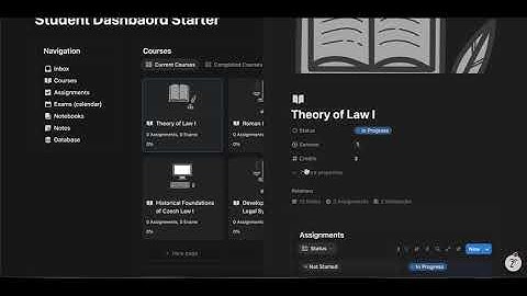 Student Dashbaord Starter video
