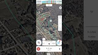 Flying paramotor with Gaggle Flight app and ADS-B out transmitter.