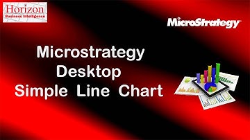Line Chart - Microstrategy Desktop