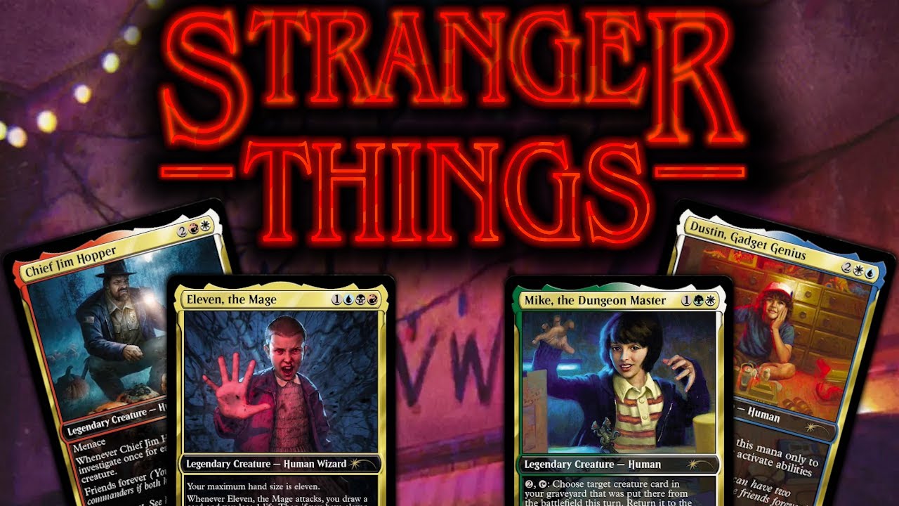 Stranger Things Secret Lair Synergies  Cards that Work With Each Stranger  Things MTG Card 