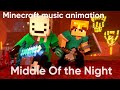  amv middle of the night  ayaanknight minecraft animation music speedrun 