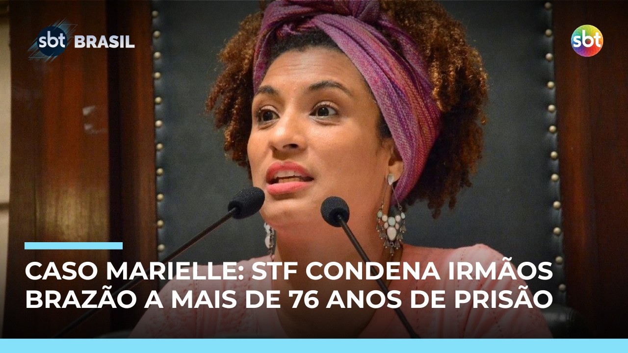 Caso Marielle: STF condena irmãos Brazão a 76 anos de prisão por mandar matar vereadora | #SBTBrasil