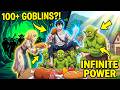 Isekaid In GOBLIN NEST Trapped with 100+ Goblins, He Gains INFINITE POWER Every Time He KILLS