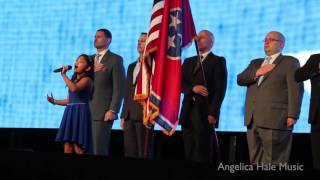 Angelica Hale Singing USA National Anthem - Aflac Focus 2017