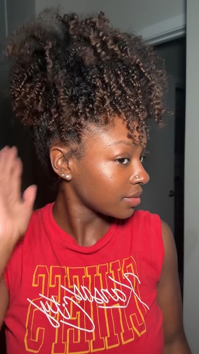  High Puff for the Win #type4hair #naturalhairgoals #highpuff # ...
