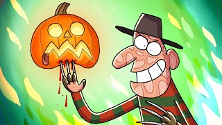 Halloween with Freddy Krueger | Cartoon Box 313 by Frame Order | Halloween Cartoon Compilation