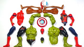 Assemble Avengers Toys | Spider-Man VS Hulk Smash VS Siren Head - Avengers