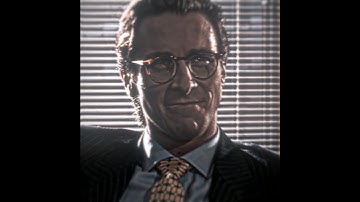 "you can always be thinner, look better " Patrick bateman edit | HR - EEYUH! | American Psycho #edit