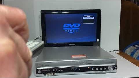 213 Panasonic DMR-ES35V VCR/DVD Combo