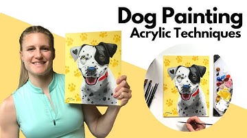 How to Paint a Dog (YOUR DOG) Beginner Level Step-by-Step | Part 1